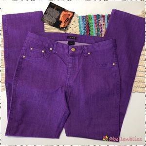 Denim Pant Iman GC Stretch Slip into Slim, Sz M